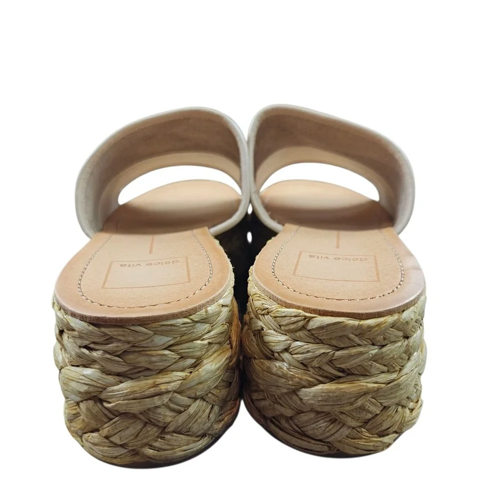 Dolce Vita Chavi Sandal Womens 9W Slides Platform‎ Shoes Casual Beach Wedge - Picture 7 of 9